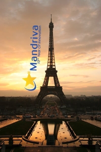Tour Eiffel par Tristan Nito avec Logo Mandriva